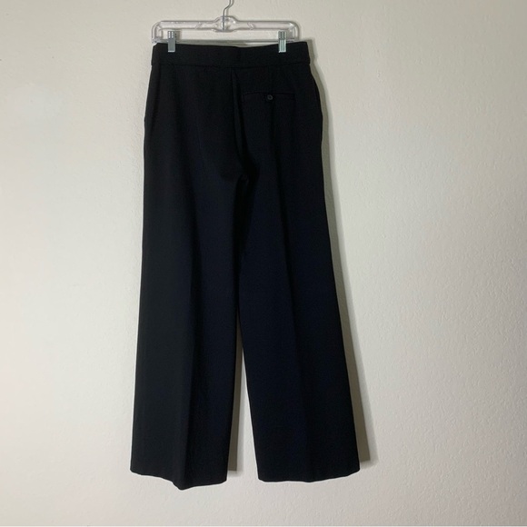 Spanx womens black Ponte wide leg pants L - Picture 4 of 8